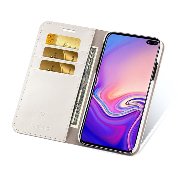MUSUBO S3 Crazy Horse Texture Horizontal Flip PU Leather Case for Galaxy S10e, with Card Slots & Wallet