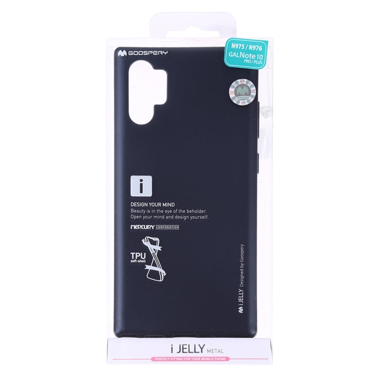GOOSPERY i-JELLY TPU Shockproof and Scratch Case for Galaxy Note 10+