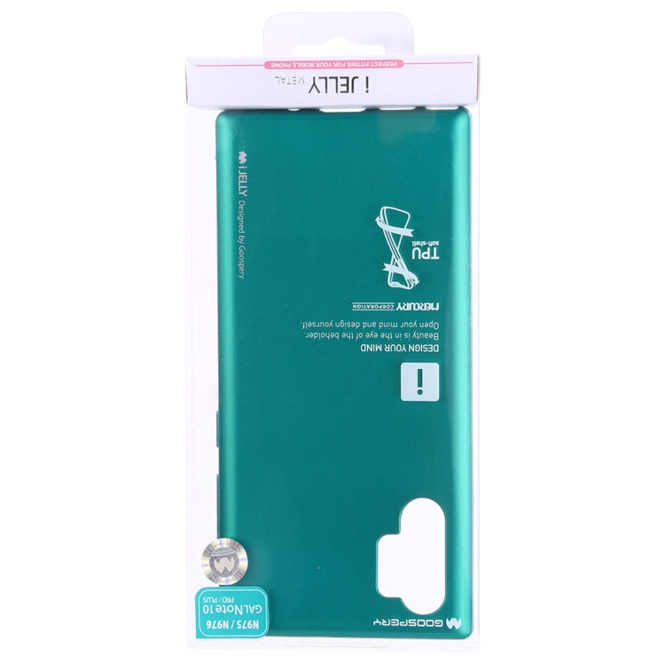 GOOSPERY i-JELLY TPU Shockproof and Scratch Case for Galaxy Note 10+