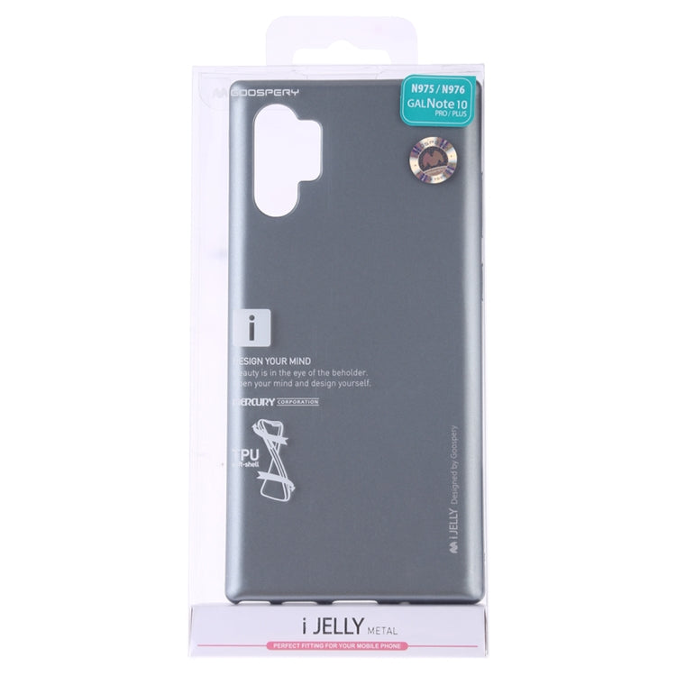 GOOSPERY i-JELLY TPU Shockproof and Scratch Case for Galaxy Note 10+