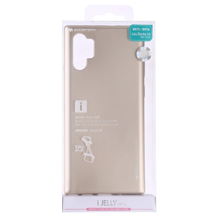 GOOSPERY i-JELLY TPU Shockproof and Scratch Case for Galaxy Note 10+