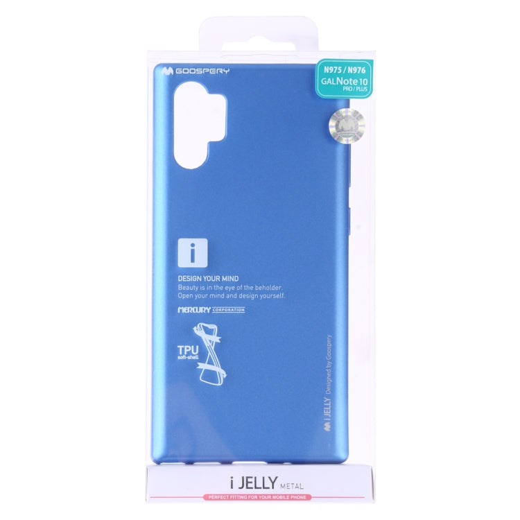 GOOSPERY i-JELLY TPU Shockproof and Scratch Case for Galaxy Note 10+