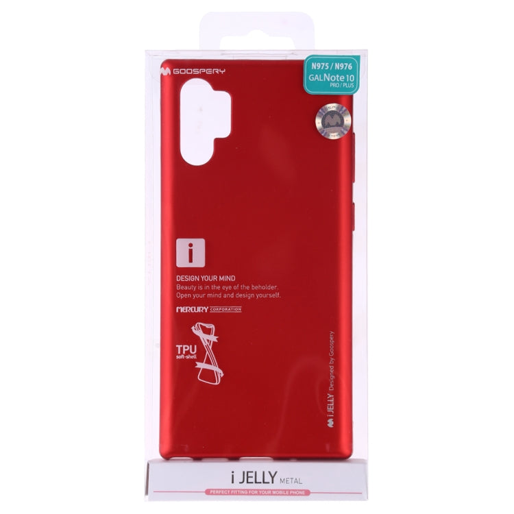 GOOSPERY i-JELLY TPU Shockproof and Scratch Case for Galaxy Note 10+