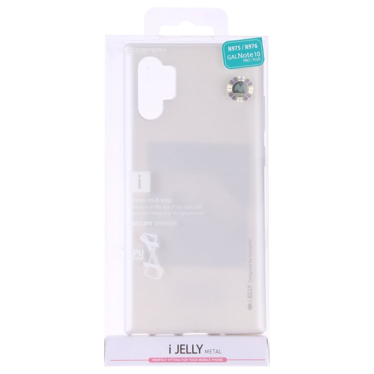 GOOSPERY i-JELLY TPU Shockproof and Scratch Case for Galaxy Note 10+