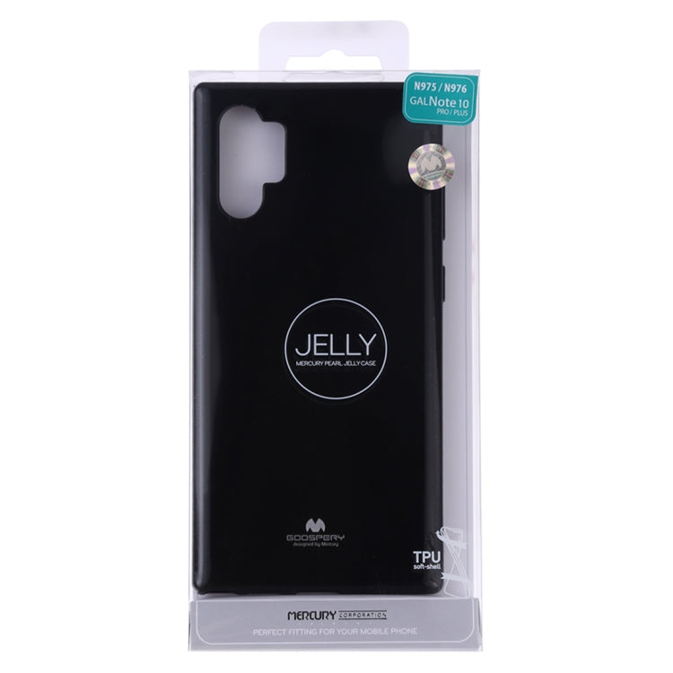 GOOSPERY JELLY TPU Shockproof and Scratch Case for Galaxy Note 10+