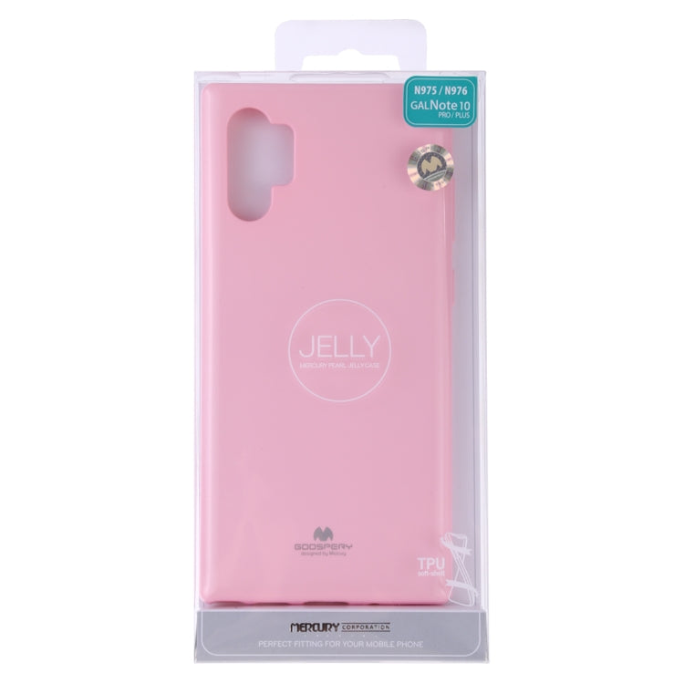 GOOSPERY JELLY TPU Shockproof and Scratch Case for Galaxy Note 10+