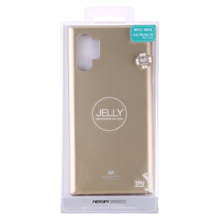GOOSPERY JELLY TPU Shockproof and Scratch Case for Galaxy Note 10+