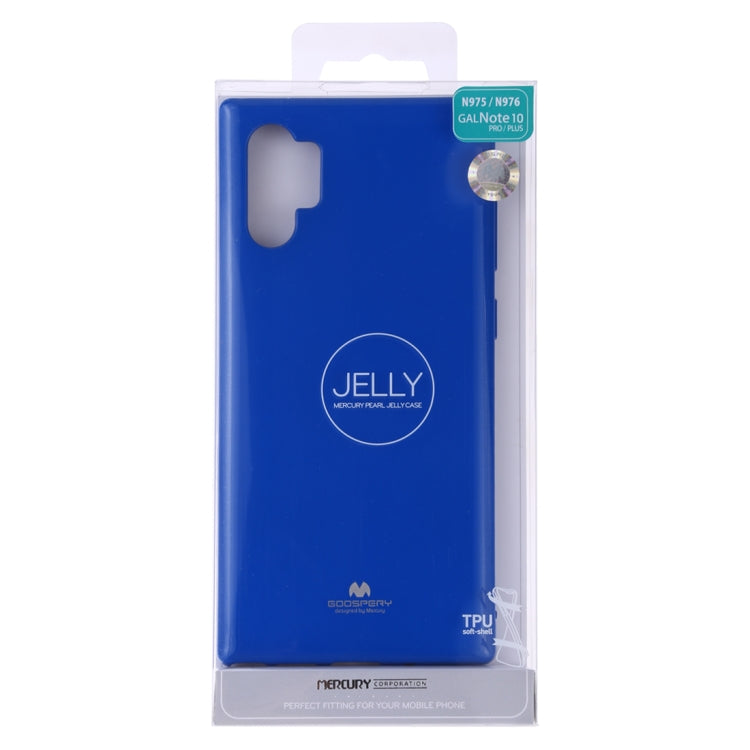 GOOSPERY JELLY TPU Shockproof and Scratch Case for Galaxy Note 10+