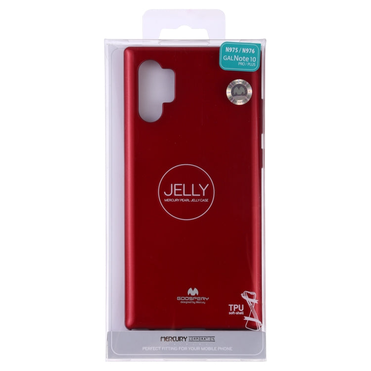 GOOSPERY JELLY TPU Shockproof and Scratch Case for Galaxy Note 10+