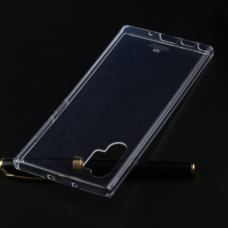 GOOSPERY JELLY TPU Shockproof and Scratch Case for Galaxy Note 10+