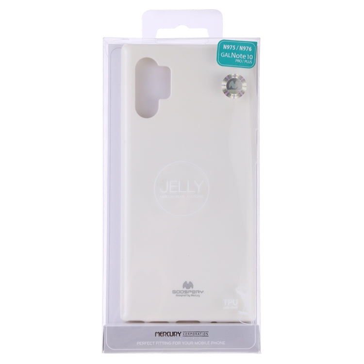 GOOSPERY JELLY TPU Shockproof and Scratch Case for Galaxy Note 10+