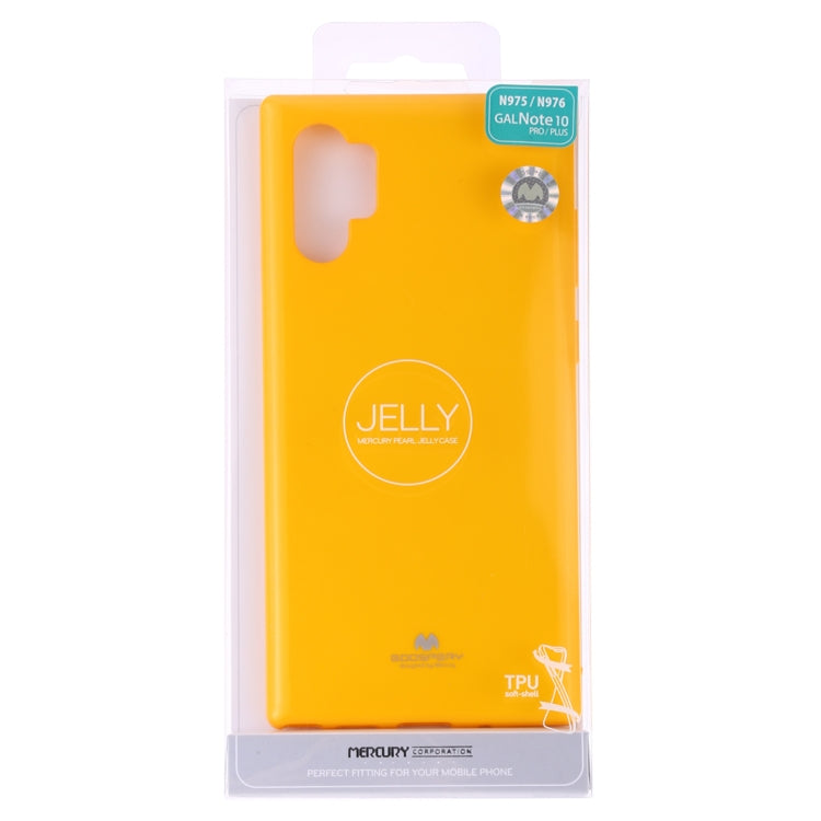 GOOSPERY JELLY TPU Shockproof and Scratch Case for Galaxy Note 10+