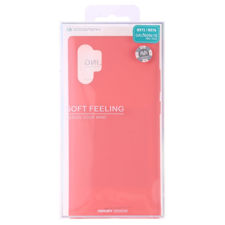 GOOSPERY SF JELLY TPU Shockproof and Scratch Case for Galaxy Note 10+