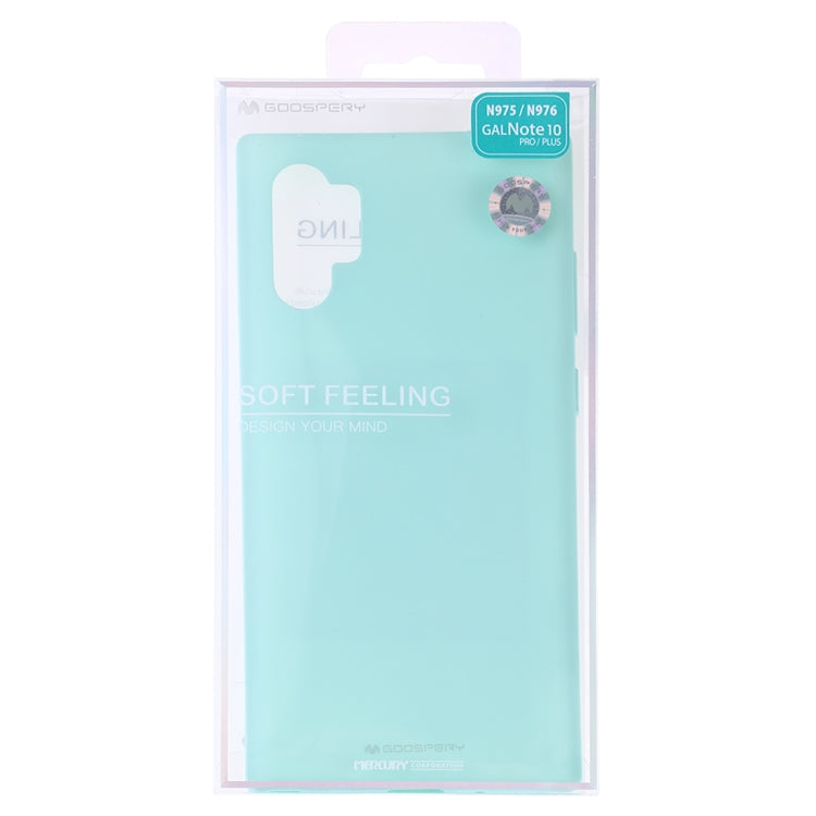 GOOSPERY SF JELLY TPU Shockproof and Scratch Case for Galaxy Note 10+