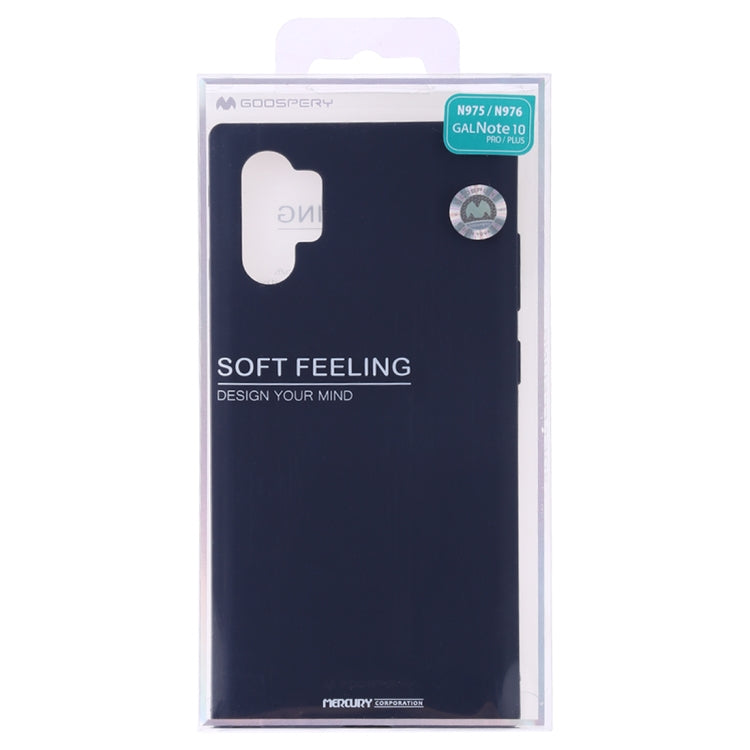 GOOSPERY SF JELLY TPU Shockproof and Scratch Case for Galaxy Note 10+