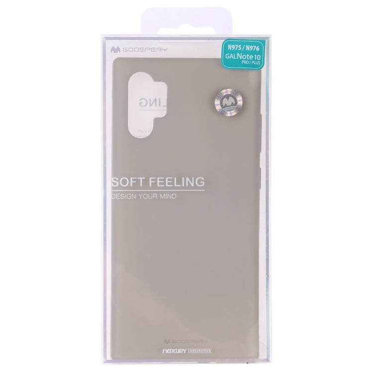 GOOSPERY SF JELLY TPU Shockproof and Scratch Case for Galaxy Note 10+