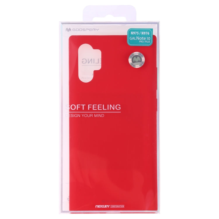 GOOSPERY SF JELLY TPU Shockproof and Scratch Case for Galaxy Note 10+