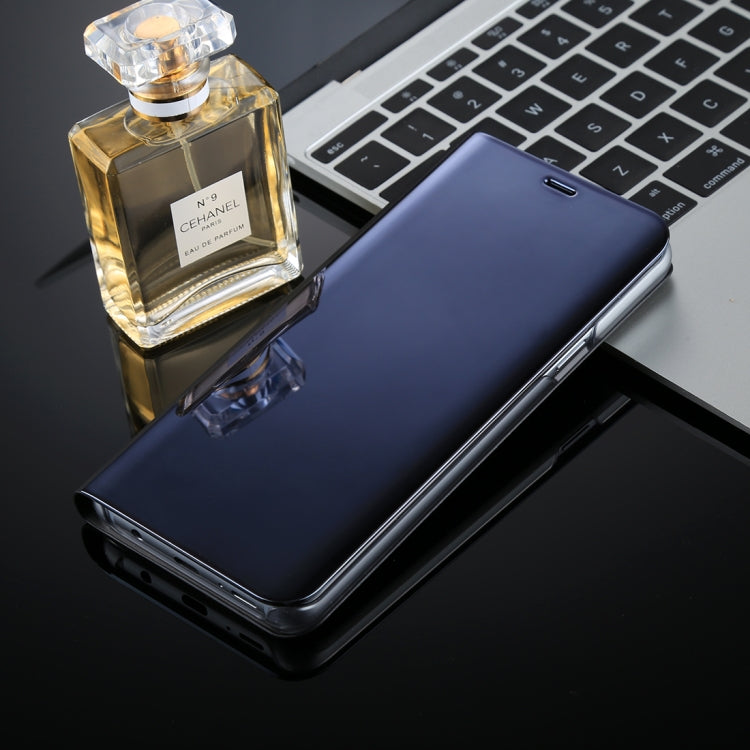 For Galaxy S9 PU Electroplating Mirror Horizontal Flip Leather Case with Holder