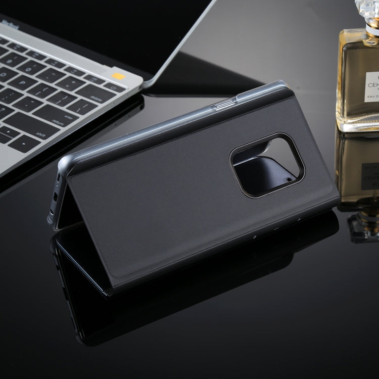 For Galaxy S9 PU Electroplating Mirror Horizontal Flip Leather Case with Holder