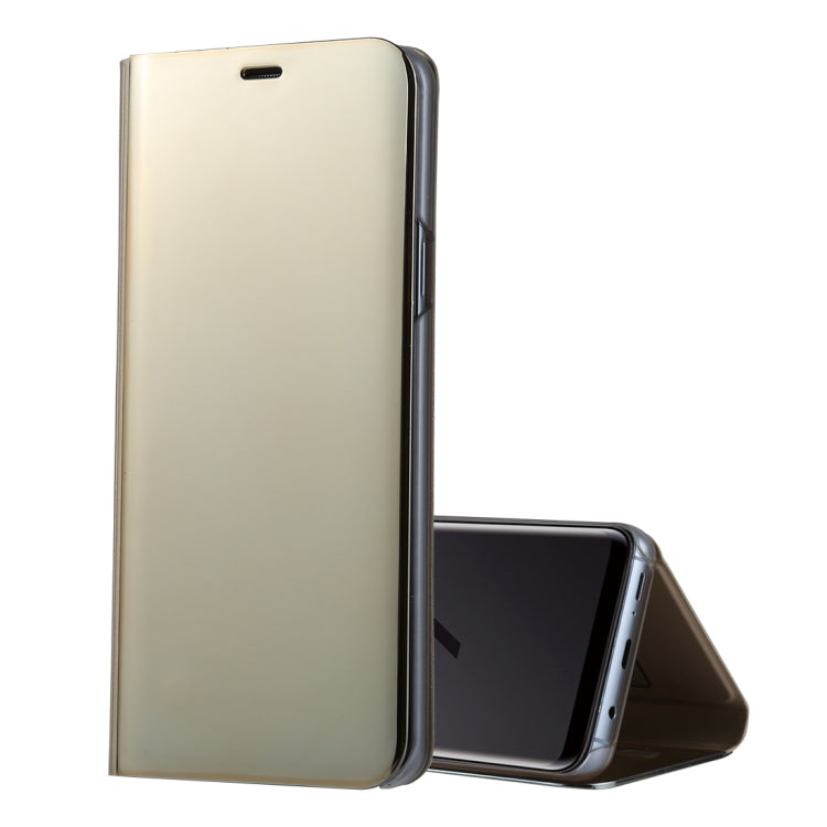For Galaxy S9 PU Electroplating Mirror Horizontal Flip Leather Case with Holder