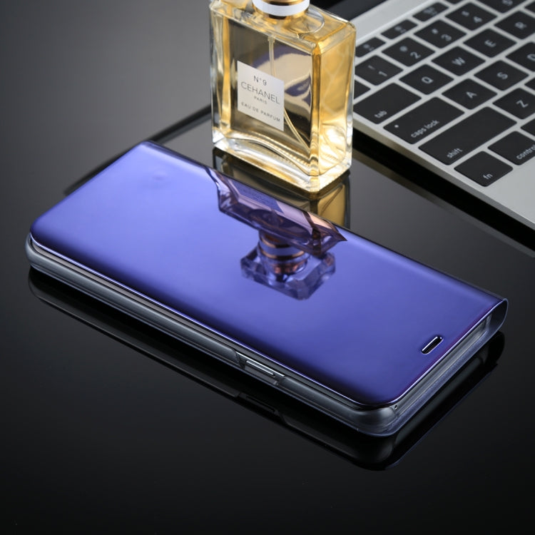 For Galaxy S9 PU Electroplating Mirror Horizontal Flip Leather Case with Holder