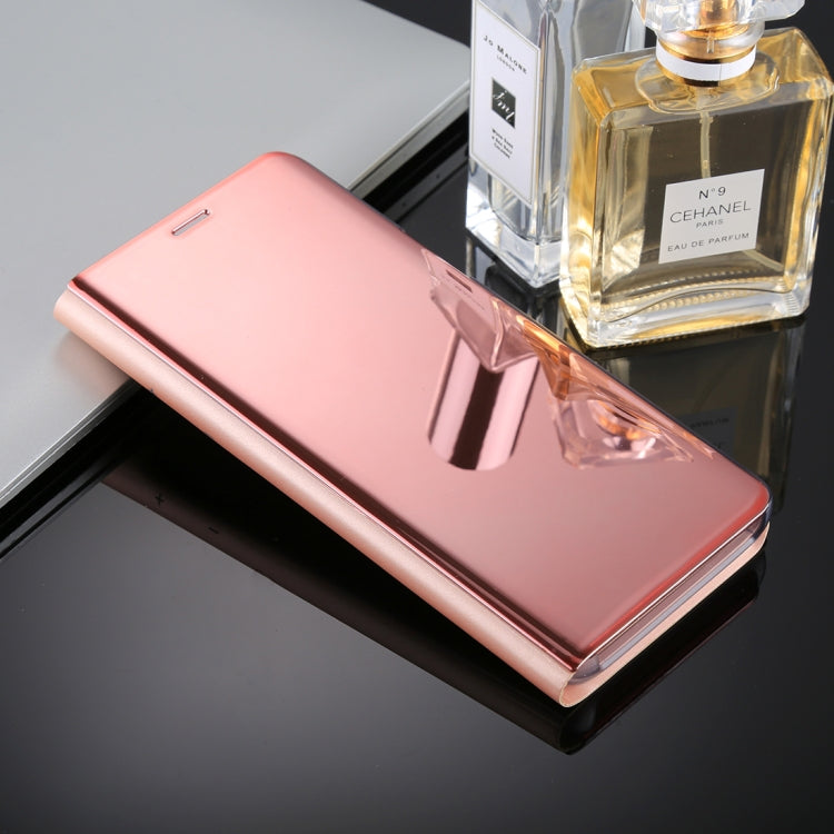 For Galaxy S9 PU Electroplating Mirror Horizontal Flip Leather Case with Holder