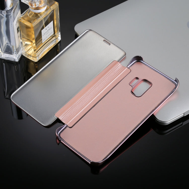 For Galaxy S9 Electroplating Mirror Horizontal Flip Leather Case