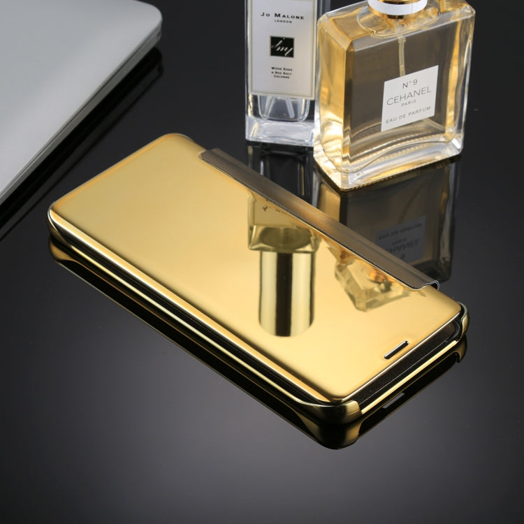For Galaxy S9+ Electroplating Mirror Horizontal Flip Leather Case