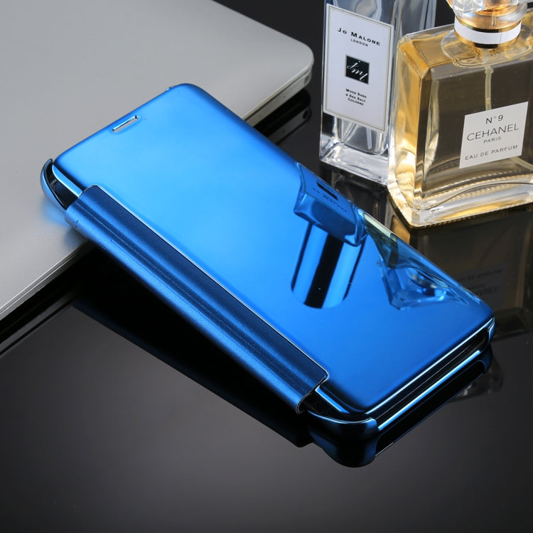 For Galaxy S9+ Electroplating Mirror Horizontal Flip Leather Case