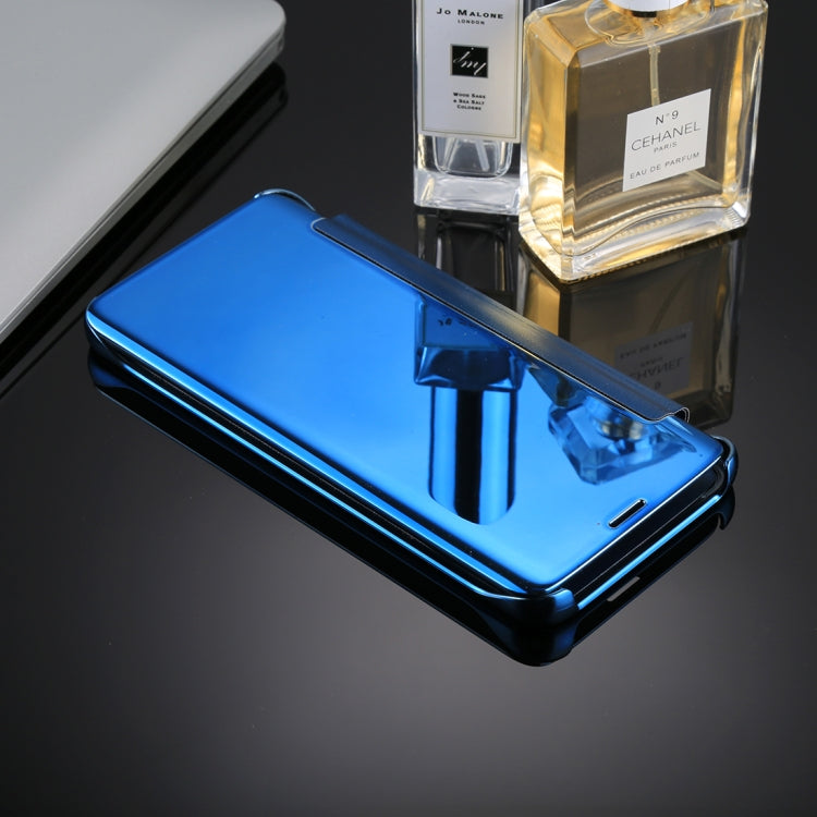 For Galaxy S9+ Electroplating Mirror Horizontal Flip Leather Case