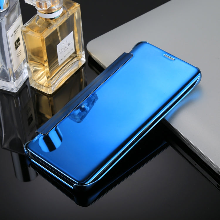 For Galaxy S9+ Electroplating Mirror Horizontal Flip Leather Case