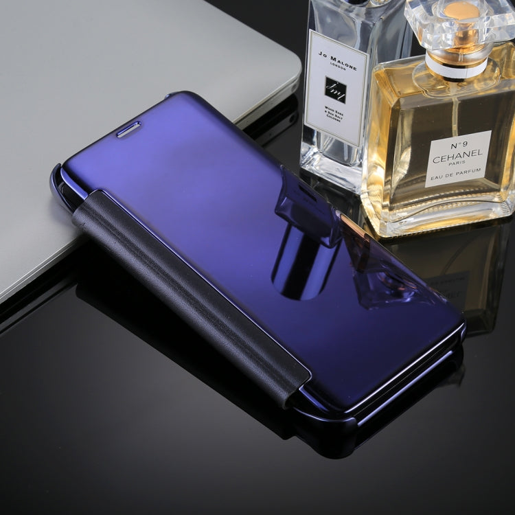 For Galaxy S9+ Electroplating Mirror Horizontal Flip Leather Case