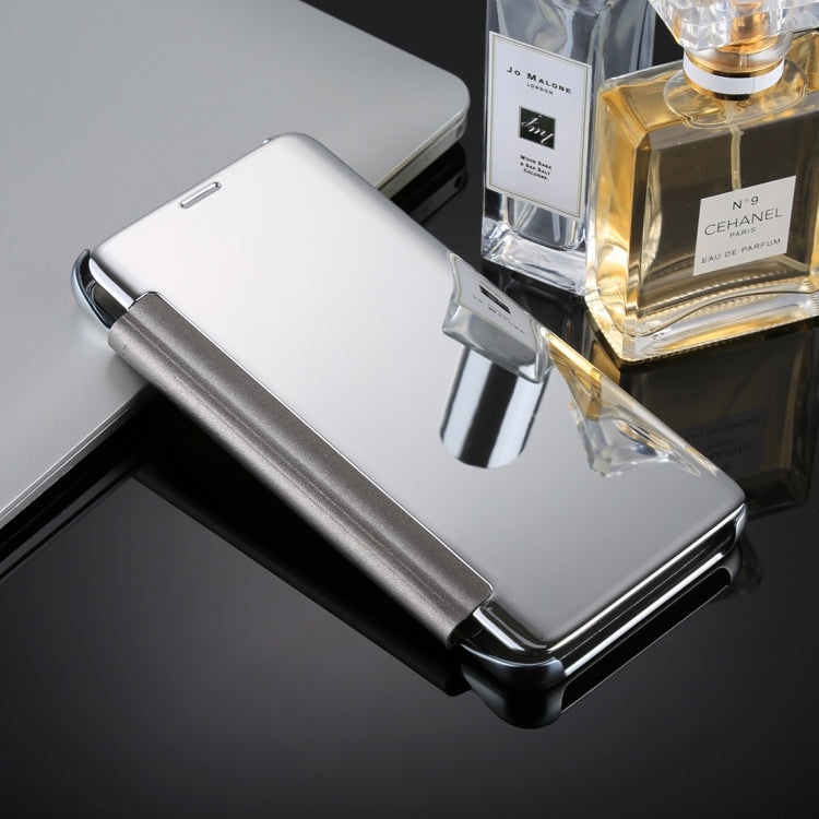 For Galaxy S9+ Electroplating Mirror Horizontal Flip Leather Case