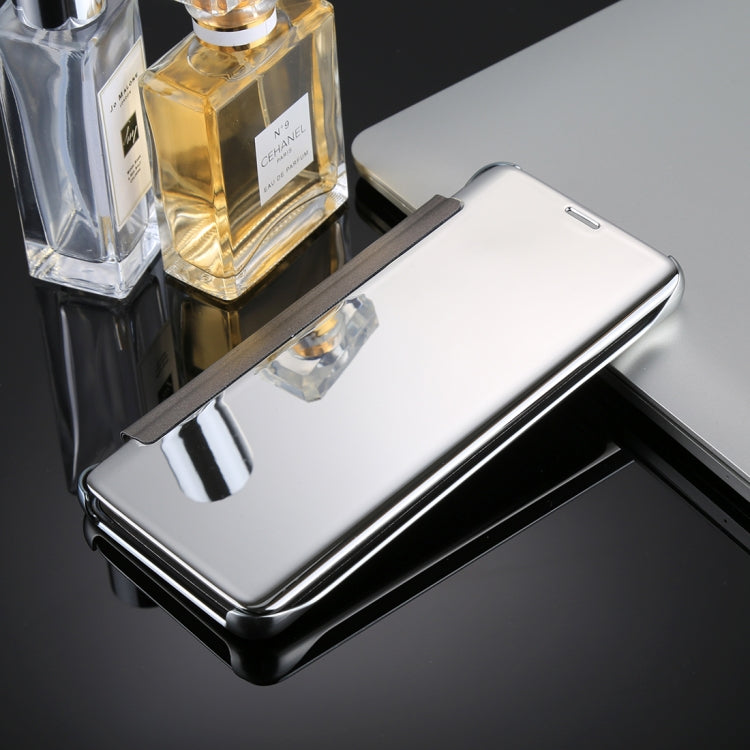 For Galaxy S9+ Electroplating Mirror Horizontal Flip Leather Case