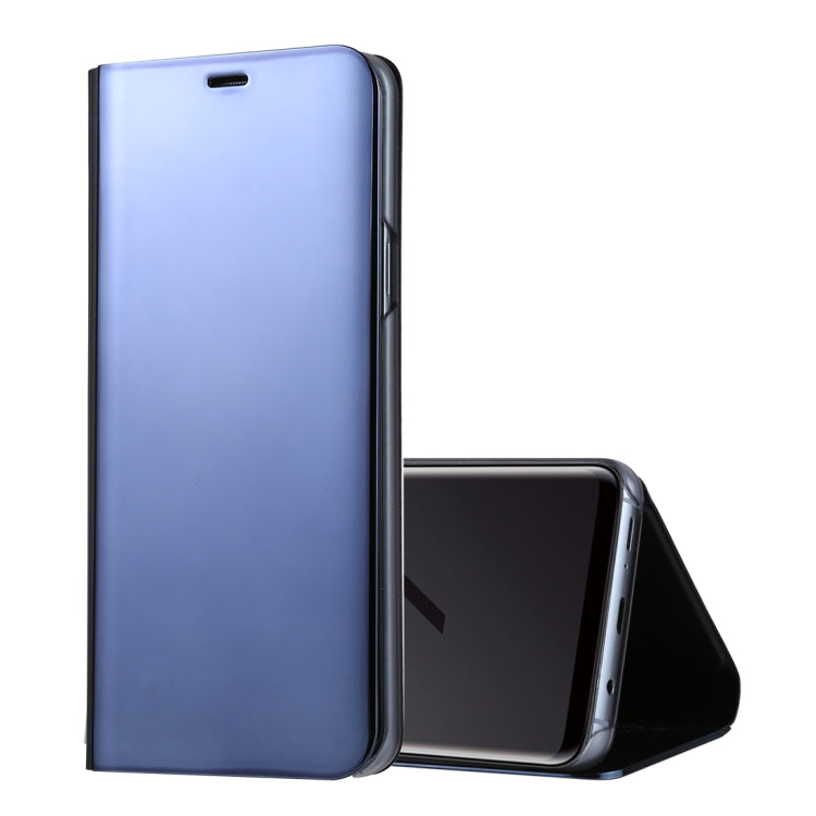 For Galaxy S9+ PU Electroplating Mirror Horizontal Flip Leather Case with Holder