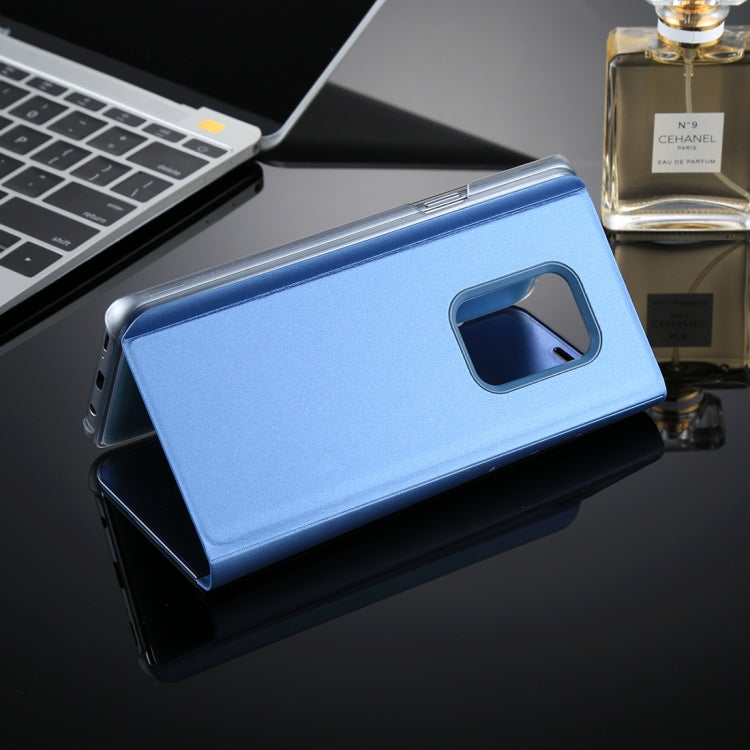 For Galaxy S9+ PU Electroplating Mirror Horizontal Flip Leather Case with Holder