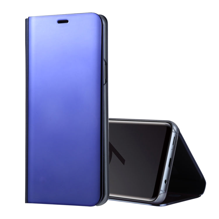 For Galaxy S9+ PU Electroplating Mirror Horizontal Flip Leather Case with Holder