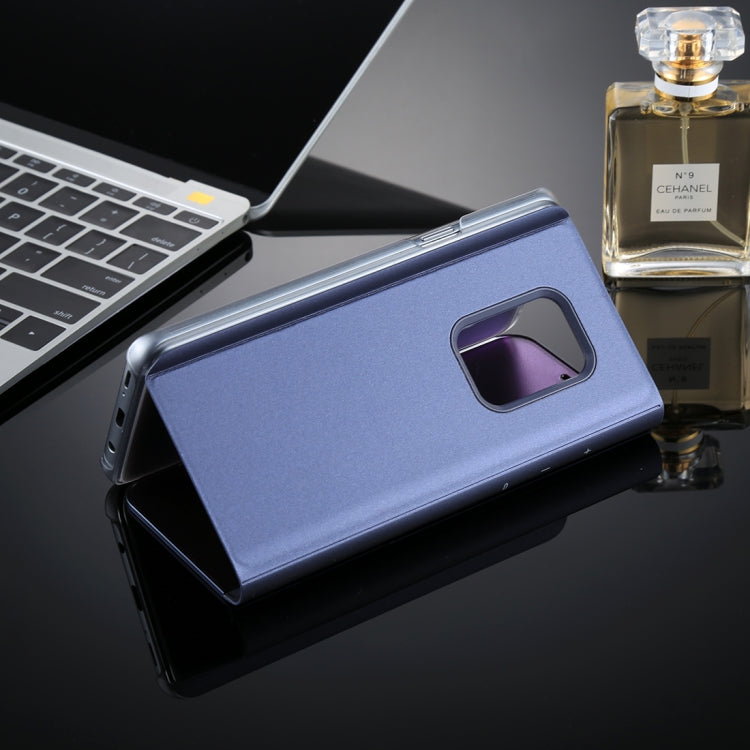 For Galaxy S9+ PU Electroplating Mirror Horizontal Flip Leather Case with Holder
