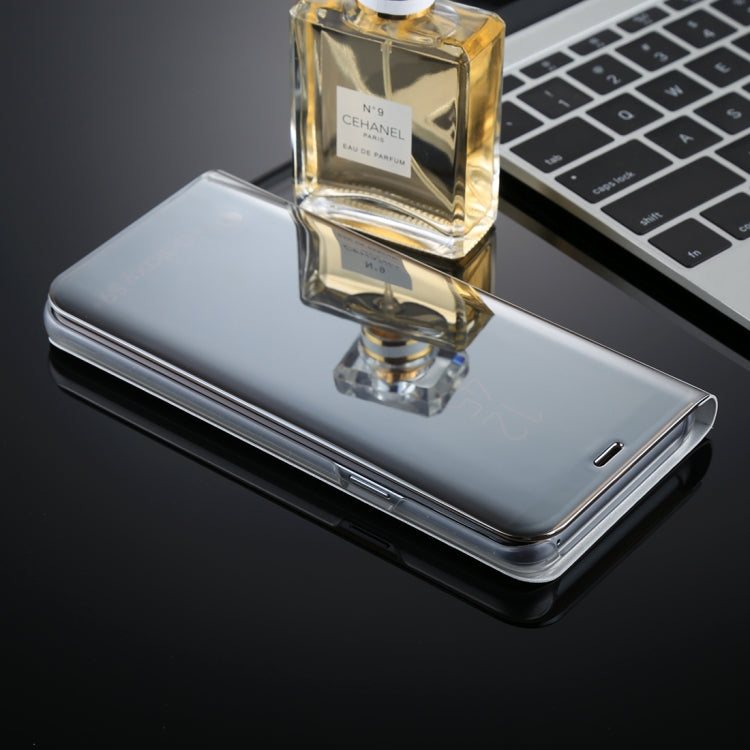 For Galaxy S9+ PU Electroplating Mirror Horizontal Flip Leather Case with Holder