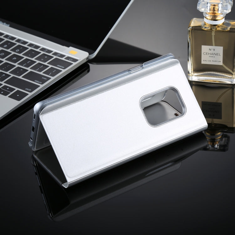 For Galaxy S9+ PU Electroplating Mirror Horizontal Flip Leather Case with Holder