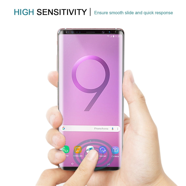 Case Friendly  Edge Glue Tempered Glass Film for Galaxy Note 9