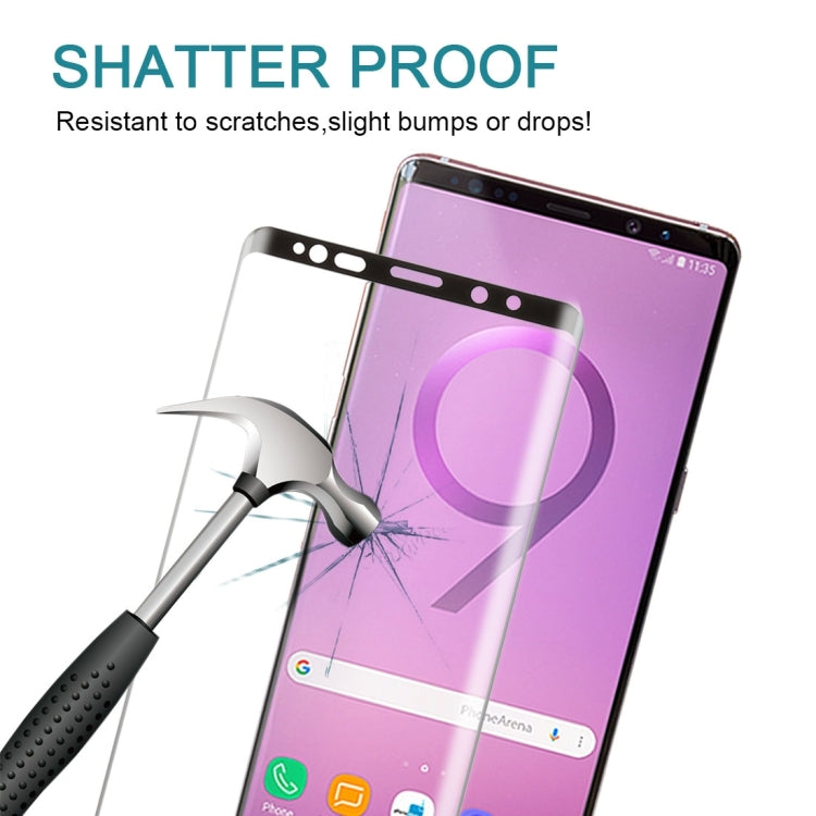 0.26mm 9H Surface Hardness 3D Curved Edge Full Screen Tempered Glass Film for Galaxy Note 9