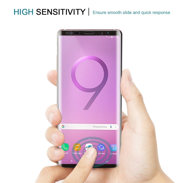 0.26mm 9H Surface Hardness 3D Curved Edge Full Screen Tempered Glass Film for Galaxy Note 9