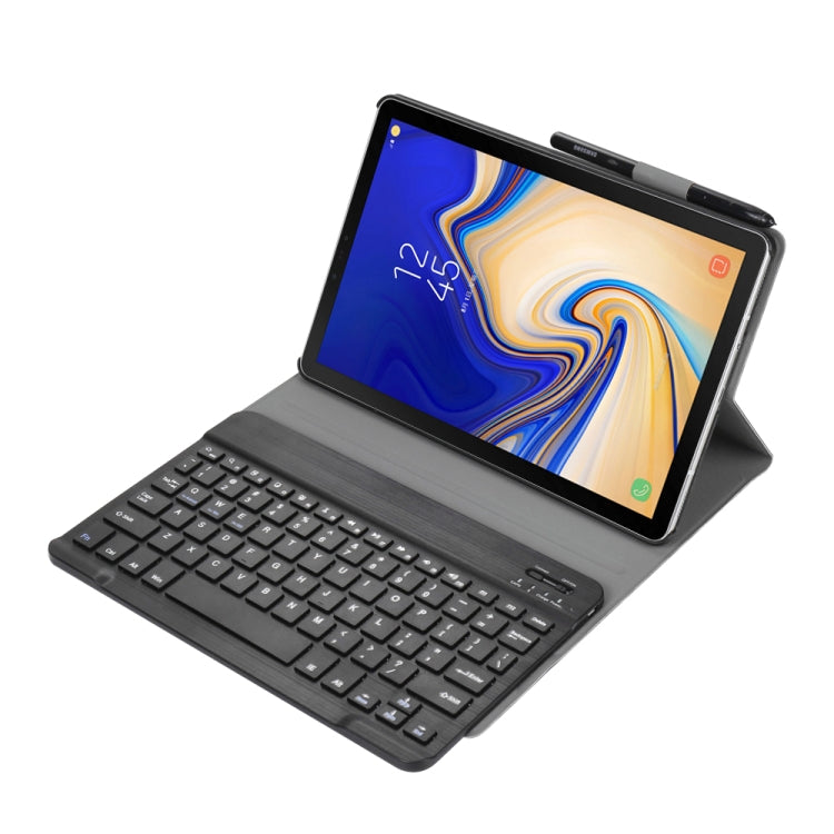 A830 Ultra-thin Detachable Bluetooth Keyboard Leather Tablet Case for Galaxy Tab S4 10.5 T830 / T835, with Holder