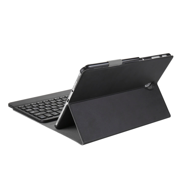 A830 Ultra-thin Detachable Bluetooth Keyboard Leather Tablet Case for Galaxy Tab S4 10.5 T830 / T835, with Holder