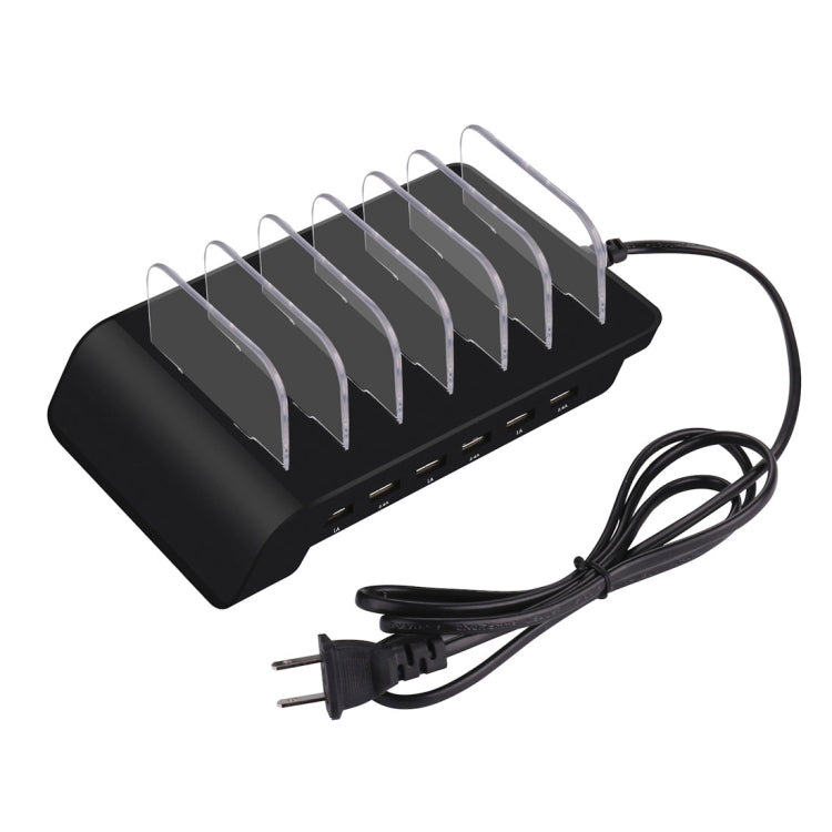 YM-UD06 5V 10.2A Output Universal Desktop Detachable 6 Ports USB Charging Station Multi-Device Hub Charging Dock, For iPad , Tablets, iPhone, Galaxy, Huawei, Xiaomi, LG, HTC and Other Smart Phones, Rechargeable Devices