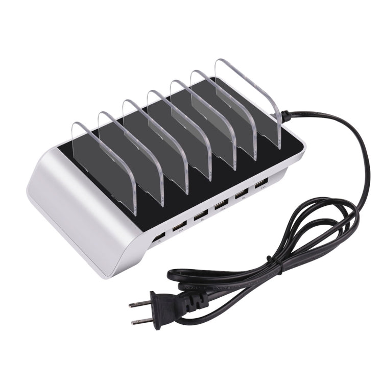 YM-UD06 5V 10.2A Output Universal Desktop Detachable 6 Ports USB Charging Station Multi-Device Hub Charging Dock, For iPad , Tablets, iPhone, Galaxy, Huawei, Xiaomi, LG, HTC and Other Smart Phones, Rechargeable Devices