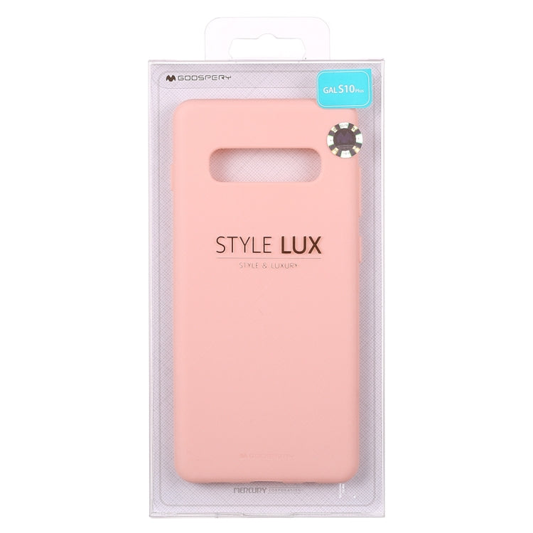 GOOSPERY STYLE LUX Series Shockproof Soft TPU Case for Galaxy S10+