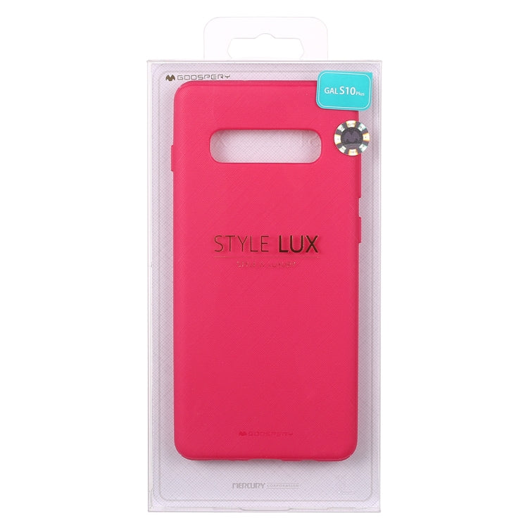 GOOSPERY STYLE LUX Series Shockproof Soft TPU Case for Galaxy S10+
