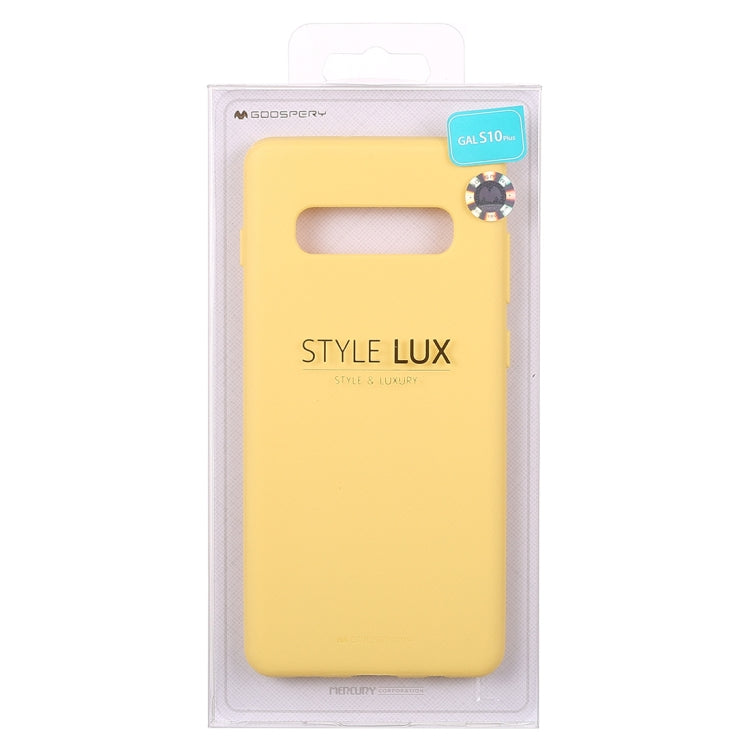 GOOSPERY STYLE LUX Series Shockproof Soft TPU Case for Galaxy S10+